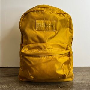 🎒 JanSport Classic Backpack – Mustard Yellow